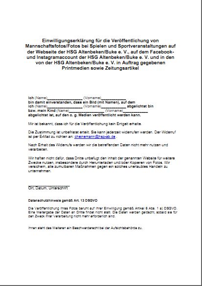 Datenschutz