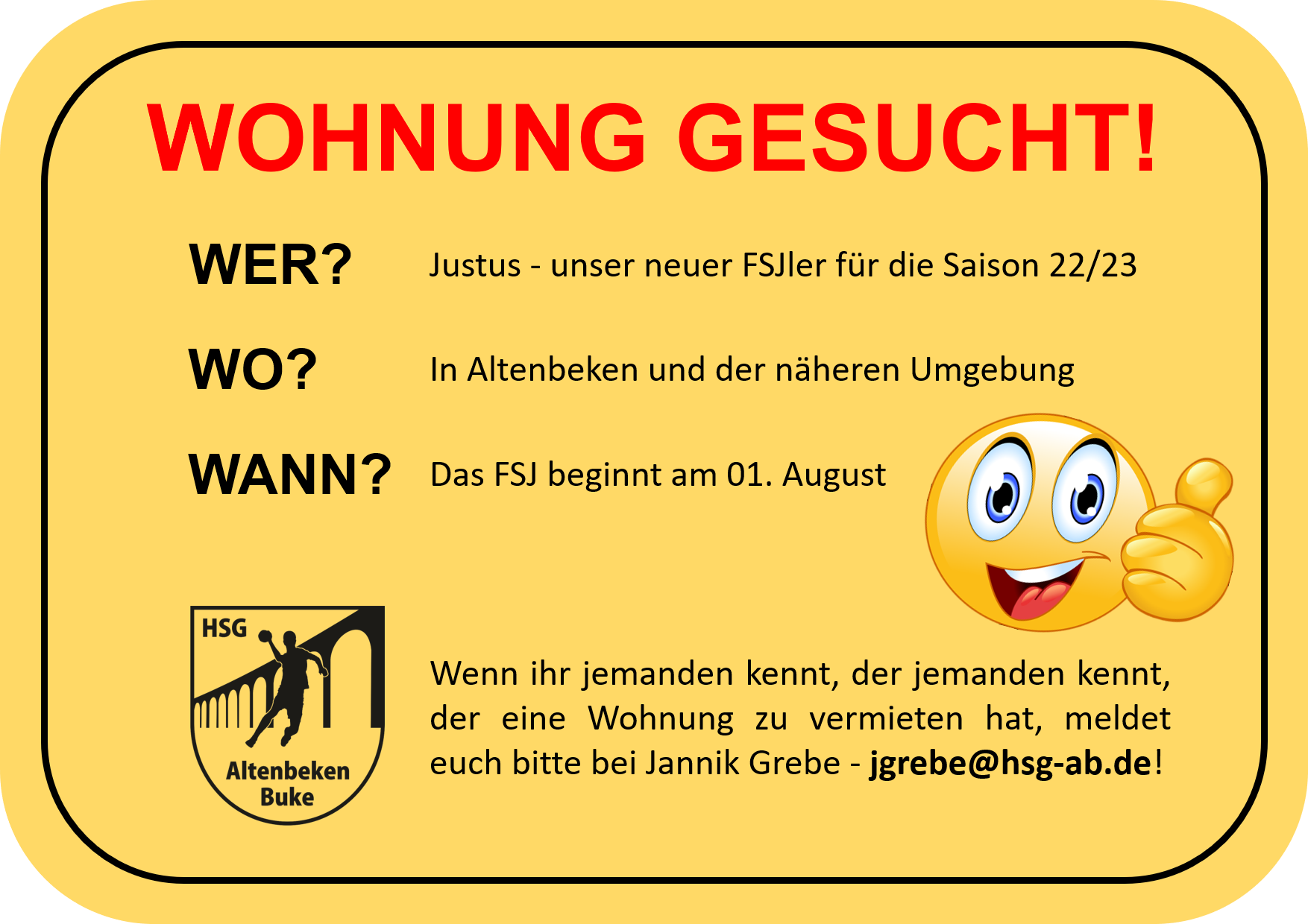Wohnung gesucht