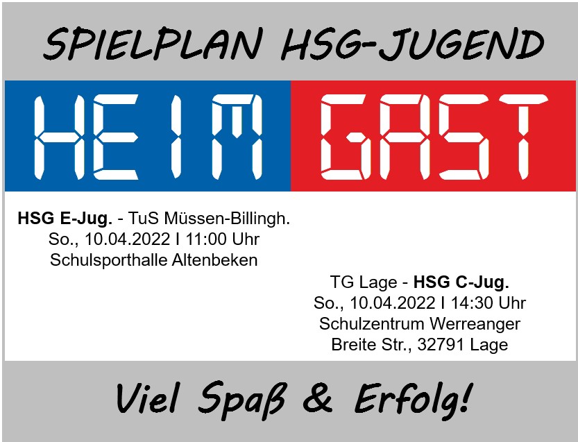 SpielplanJugend 9 10April