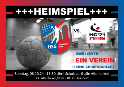 MATCHDAY - ZWOTE empfängt Steinheim!