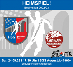 1. Heimspiel für die ZWOTE!