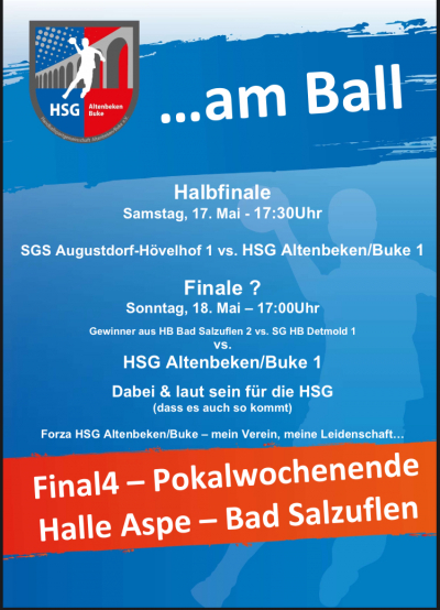 Die ERSTE zum FINAL4 in Bad Salzuflen