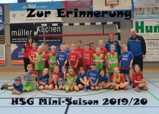 Trainingsstart der HSG-Minis - Verabschiedung der &quot;Großen&quot;!