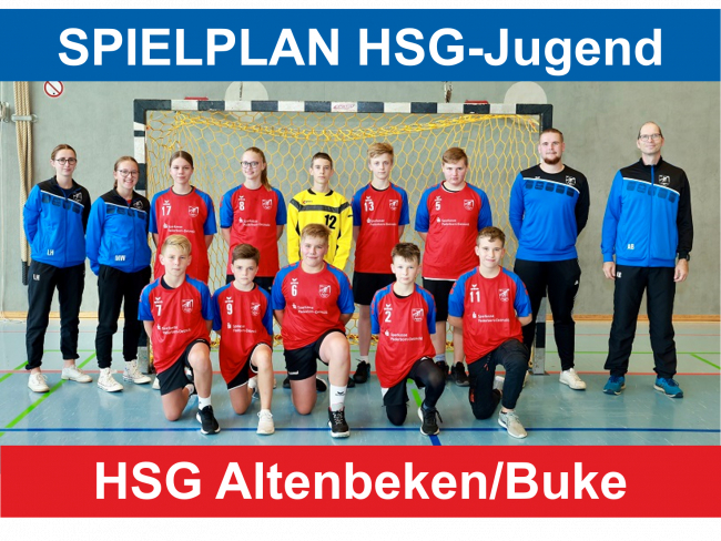 SPIELPLAN HSG-Jugend!