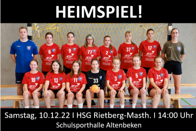 Weibliche C-Jug. gewinnt letzte Halbzeit der Hinrunde!