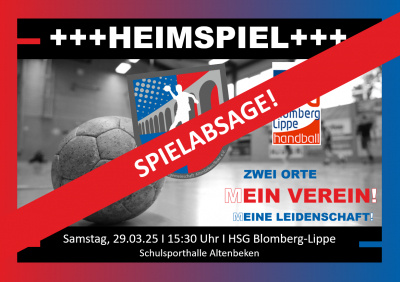 SPIELABSAGE!