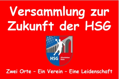 Versammlung zur Zukunft der HSG