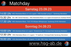 Spieltag 23.09-24.09.23