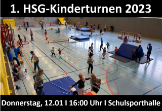1. HSG-Kinderturnen 2023 am Donnerstag!