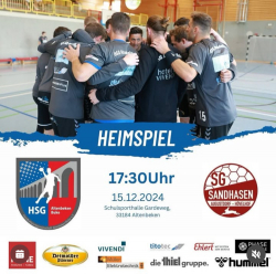 Heimspiel der ERSTEN gegen die Sandhasen