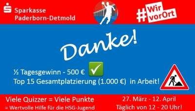 1/2 Tagesgewinn - DANKE!