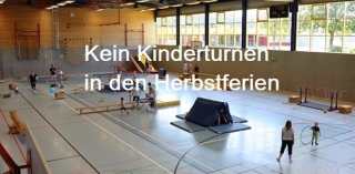 Kein Kinderturnen in den Herbstferien