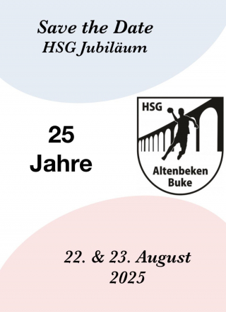 Save the Date: HSG Jubiläum
