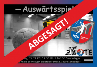 ABGESAGT! Auswärtsspiel der ZWOTEN